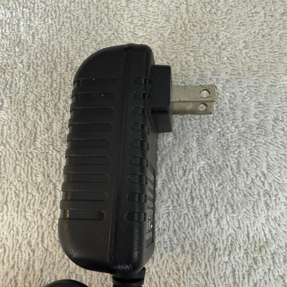 Black AC/DC Adapter One Size